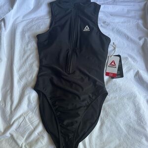 Reebok Women's Black One-Piece Swimsuit